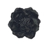 Заколка для волос цветок в ассортименте (черная с пайетками, леопардовая с бусинами) Корея