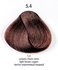 5.4 - 360™ permanent haircolor 100 ml - Светлый каштан медный краситель для волос 100 мл, Италия
