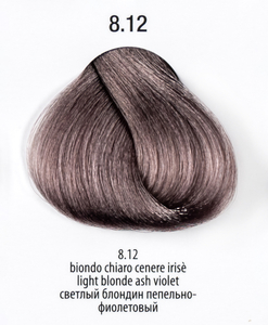 8.12 - 360™ permanent haircolor 100 ml - Светлый блондин пепельно-фиолетовый краситель