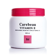 Крем для тела с витамином Е и маслом абрикосовых косточек "Гранатовый" Carebeau pink 500 ml