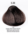 5.38 - 360™ permanent haircolor 100 ml - Каштан золотисто-коричне краситель для волос 100мл, Италия