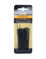 Шпильки волнистые средние 2" - 5см 25шт/уп черные Kaystore Hairpins  Black Китай