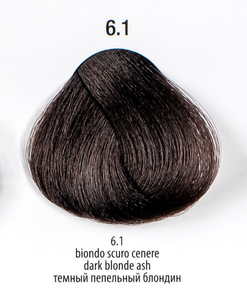 6.1 - 360™ permanent haircolor 100 ml - Темный русый пепельный краситель для волос 100 мл, Италия