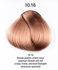 10.16 - 360™ permanent haircolor 100 ml - Платиновый блондин пепельный красный краситель для волос