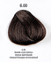 6.00 - 360™ permanent haircolor 100ml - Темный русый интенсивный краситель для волос 100 мл, Италия
