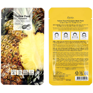 Тканевая маска Esfolio для лица с экстрактом ананаса, 25 мл