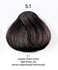 5.1 - 360™ permanent haircolor 100 ml - Светлый коричневый пепельный краситель для волос 100 мл