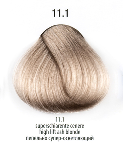 11.1 - 360™ permanent haircolor 100 ml - Супер осветляющий пепель краситель для волос 100 мл, Италия