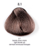 8.1 - 360™ permanent haircolor 100 ml - Светлый пепельныйблондин краситель для волос 100 мл, Италия