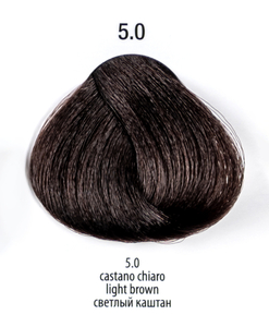 5.0 - 360™ permanent haircolor 100 ml - Светлый каштан краситель для волос 100 мл, Италия