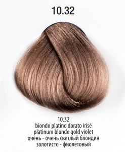 10.32 - 360™ permanent haircolor 100 ml - Платиновый блондин золотисто-фиолетовый краситель 100 мл