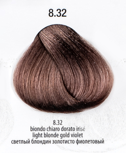 8.32 - 360™ permanent haircolor 100ml - Светлый золотистый фиолетовый блондин краситель