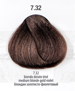 7.32 - 360™ permanent haircolor 100 ml - Русый золотистый фиолет краситель для волос 100 мл, Италия