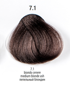 7.1 - 360™ permanent haircolor 100 ml - Пепельный русый краситель для волос 100 мл, Италия