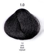 1.0 - 360™ permanent haircolor 100 ml - Черный краситель для волос 100 мл, Италия
